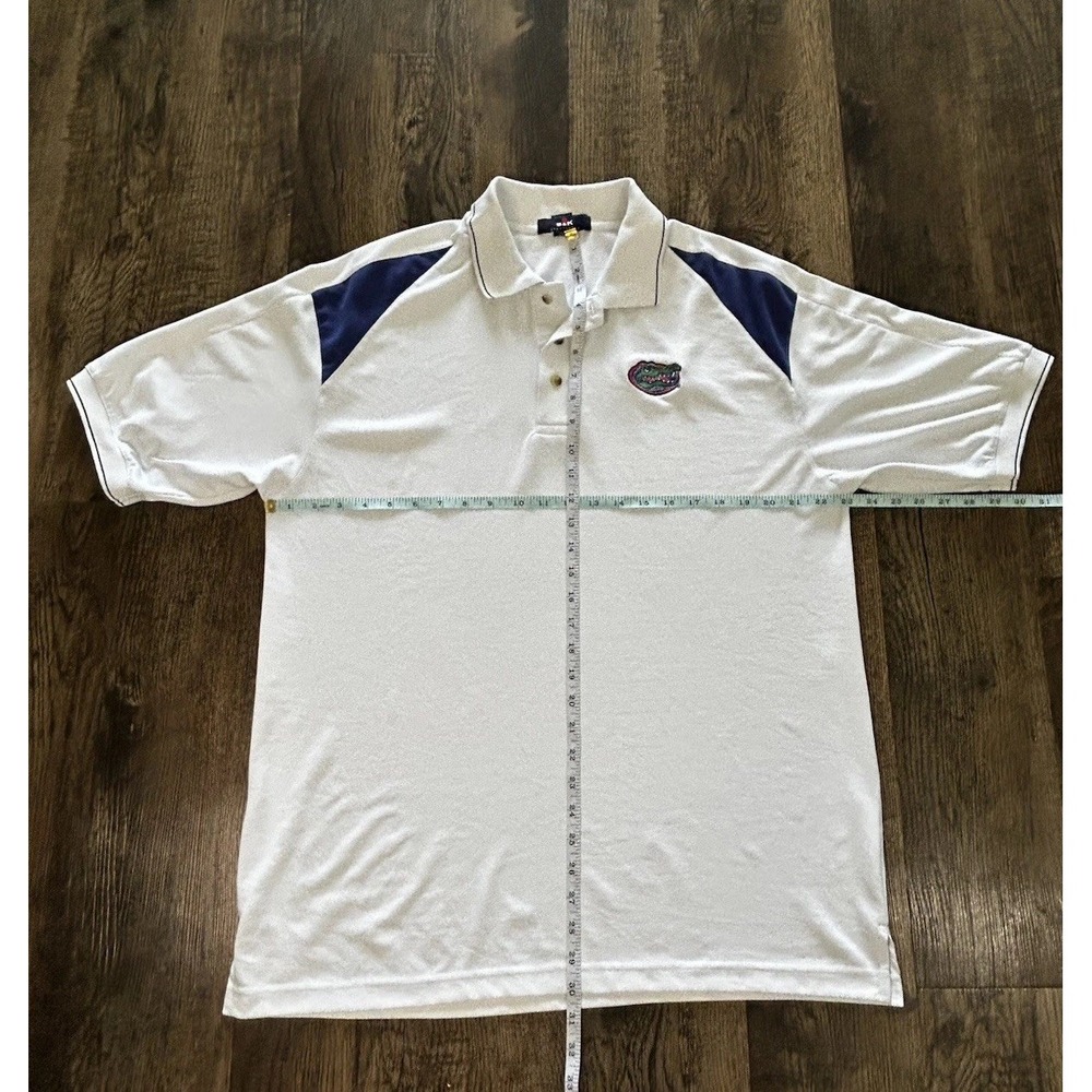 Florida Gators Polo Shirt Men's XL White Blue Embroidered Logo S&K Sportswear - Picture 4 of 9